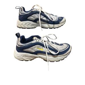 Vint. Nike Air running shoes white w/blue  Women’s 9.5￼#999709 see description